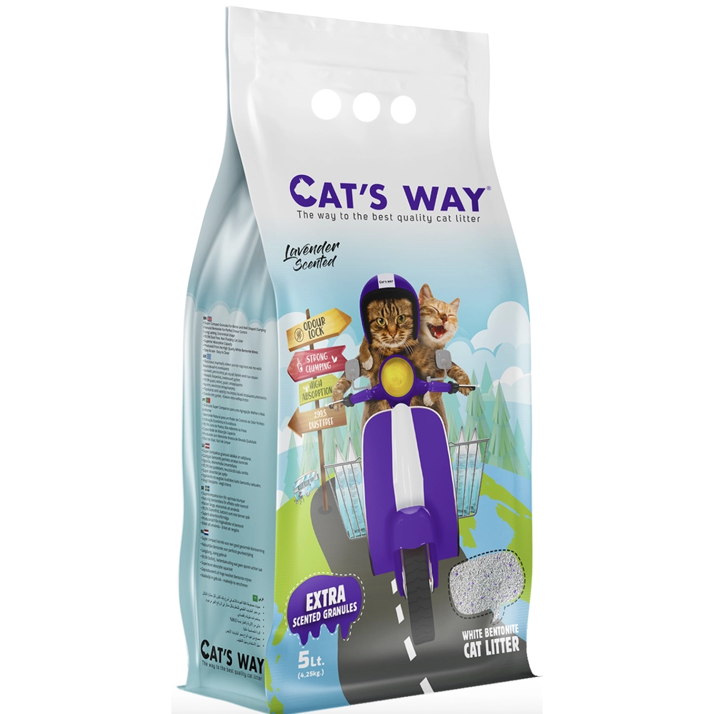 Cat's Way Cat Litter Lavender 