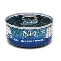Farmina Cat N&D Grain Free Ocean Tuna, Cod, Shrimp&Pumpkin
