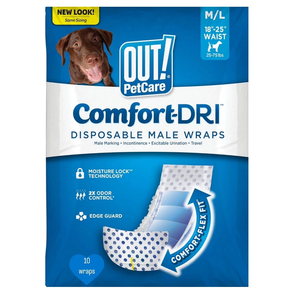 OUT! Pet Care Disposable Male Dog Wraps  - фото 2