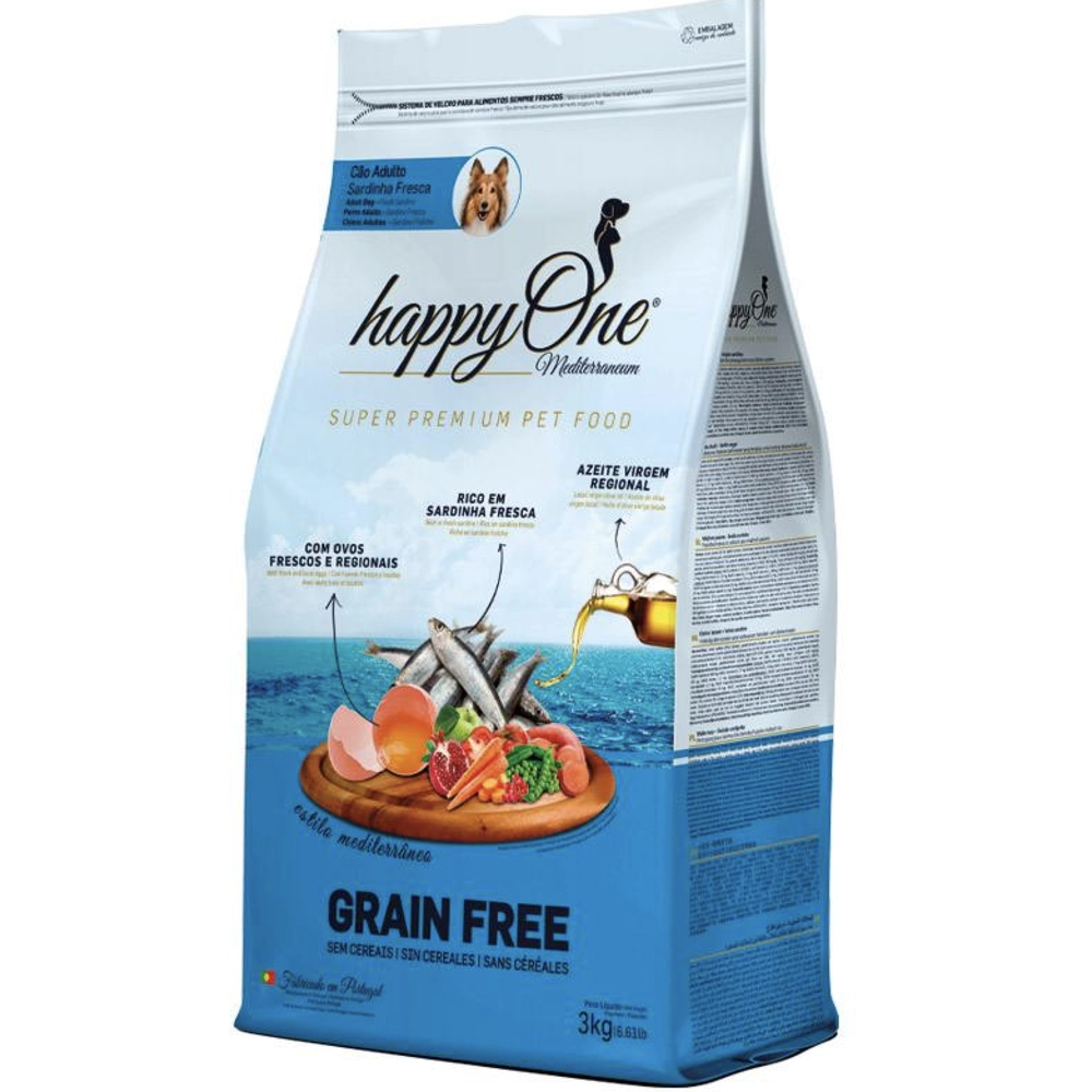 HappyOne Mediterraneum Grain Free Adult Fresh Sardine 