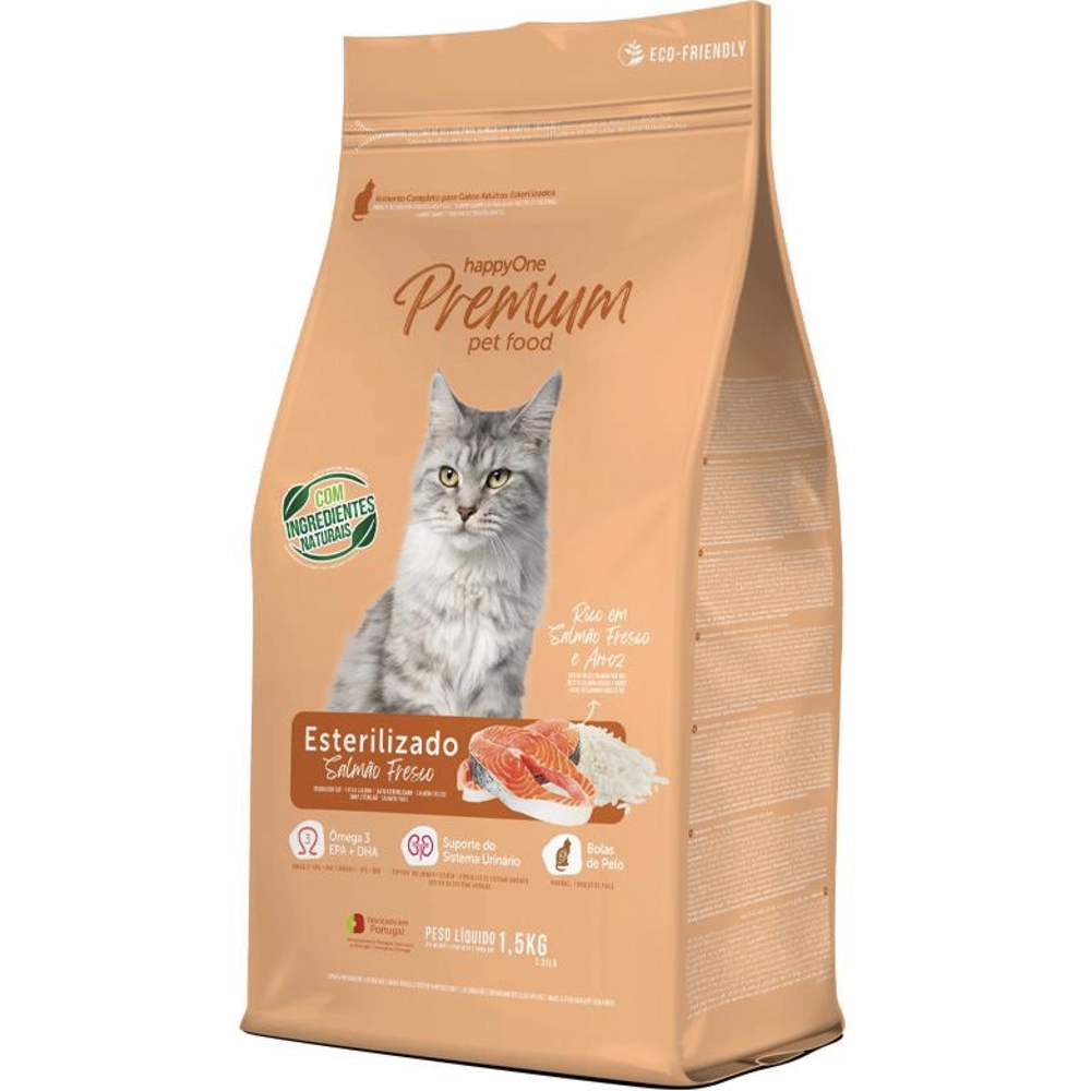 HappyOne Premium Sterilized Cat Fresh Salmon 