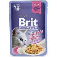 Brit Premium Cat Pouch with Chicken Fillets in Jelly