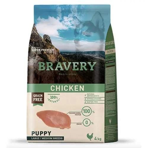 Bravery Puppy Large & Medium Chicken