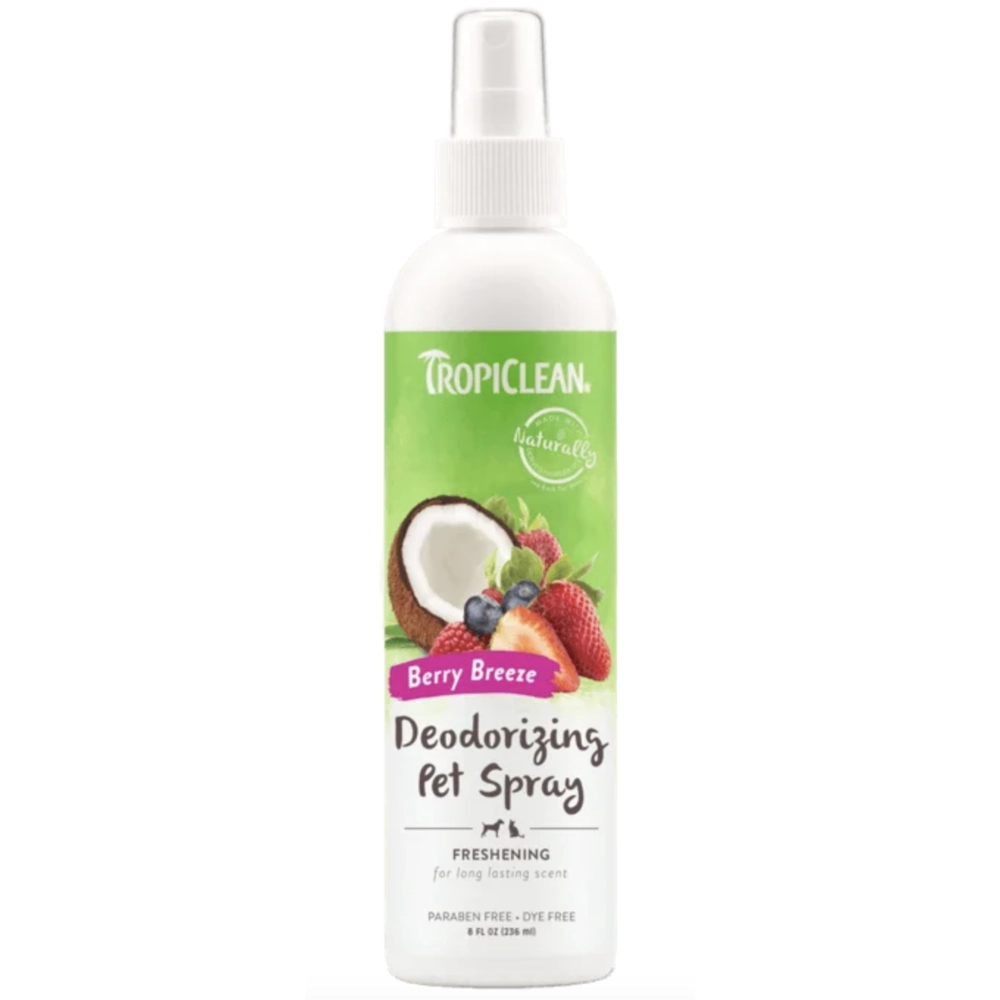 Tropiclean Berry Breeze Deodorizing Pet Spray 