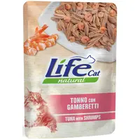 Life Cat Natural Тунець з креветками