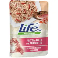 Life Cat Natural Куриное филе с ветчиной 