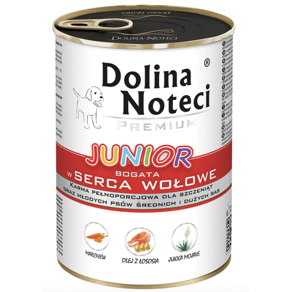 Dolina Noteci Premium Junior rich in Beef hearts 
