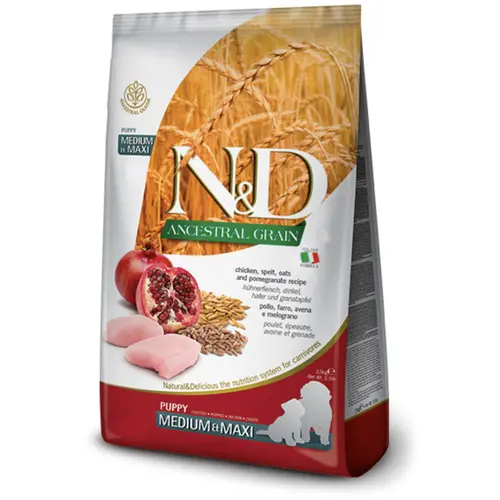 Farmina Dog N&D Low Grain Chicken&Pomegranate Puppy Medium&Maxi