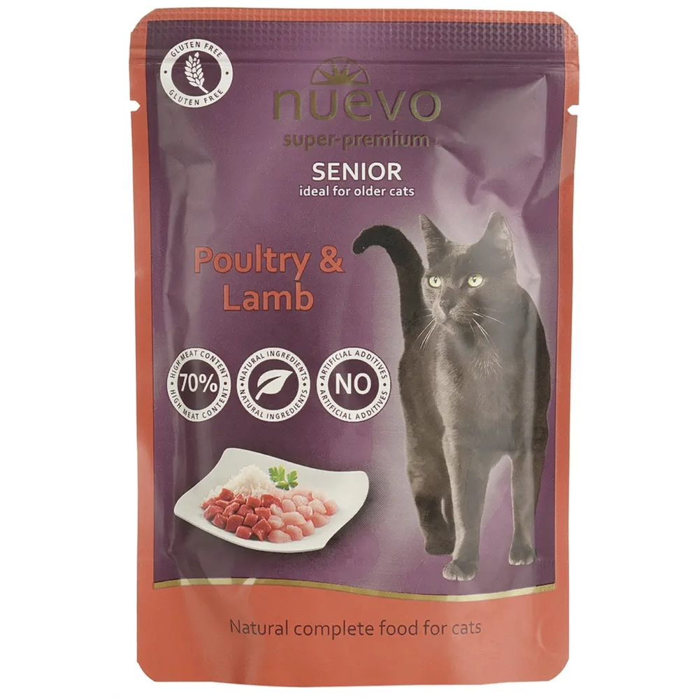 Nuevo Cat Senior Poultry and Lamb with Rice 