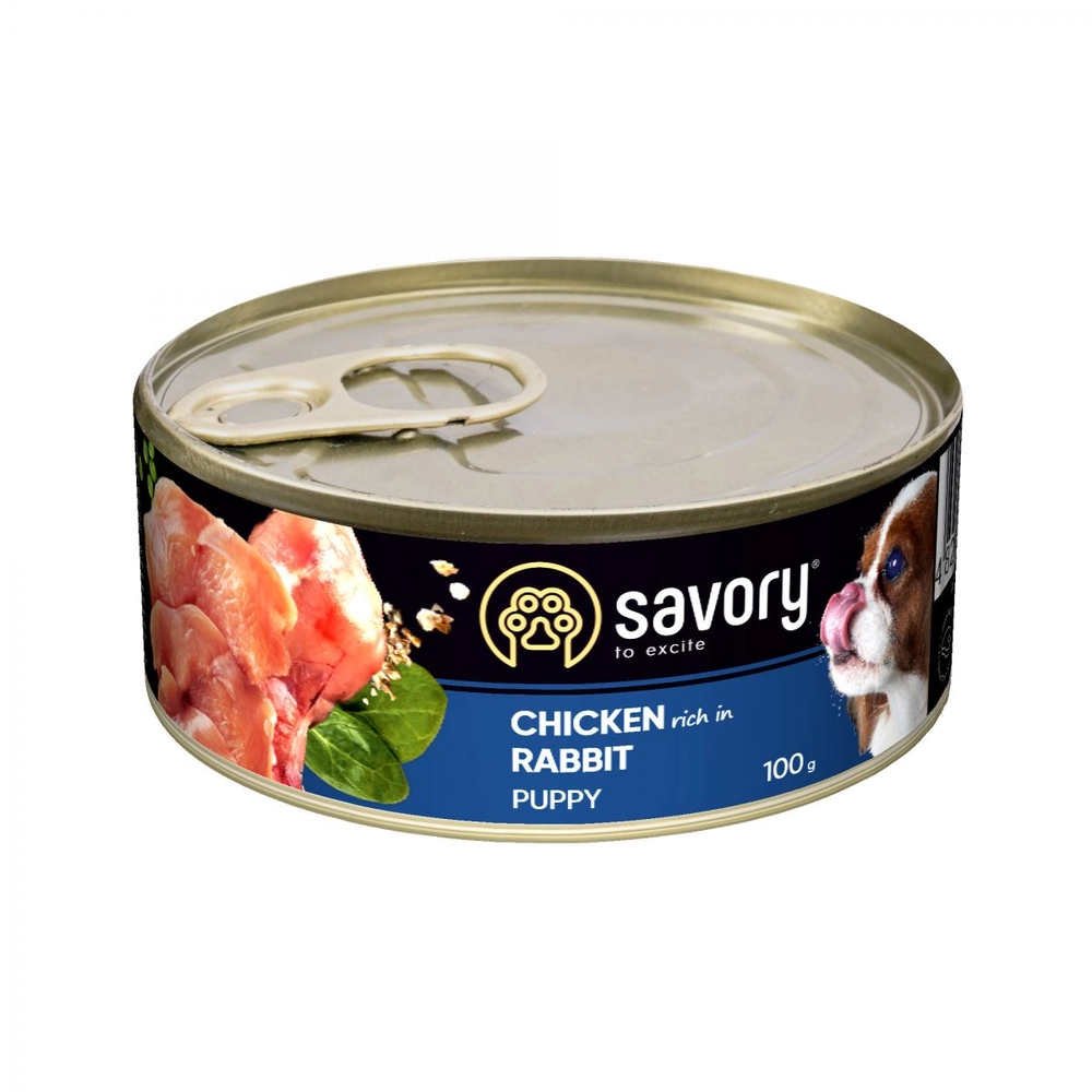 Savory Puppy з кроликом та куркою 