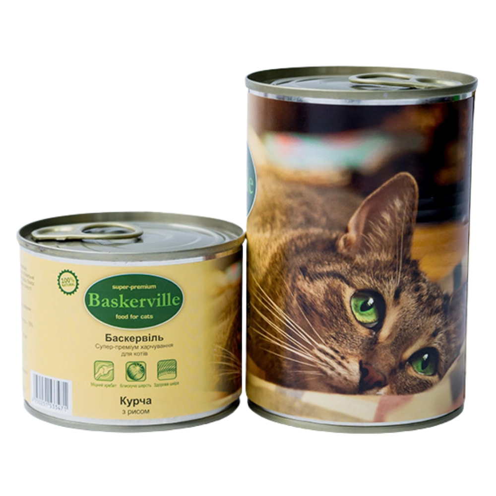Baskerville Cat Курча з рисом 