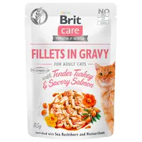 Brit Care Cat Pouch с индейкой и лососем