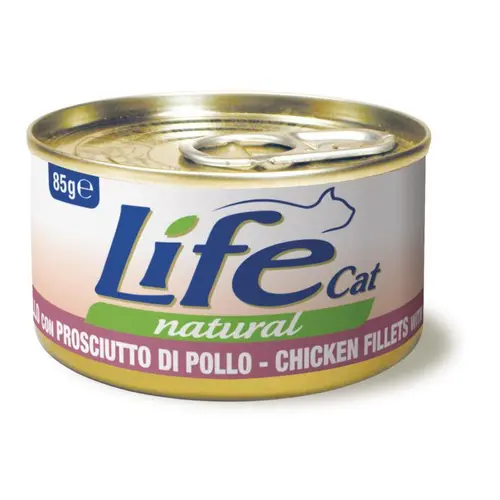 Life Cat Natural Куряче філе з шинкою