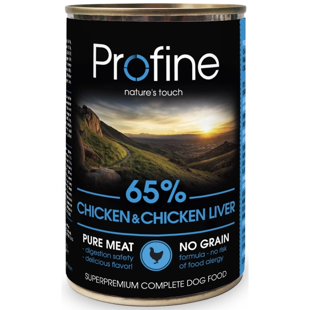 Profine Dog з куркою та курячою печінкою 