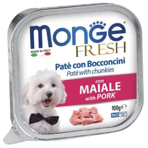 Monge Dog Wet Fresh со свининой
