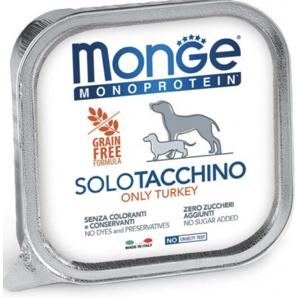 Monge Monoprotein Dog Solo з індичкою 