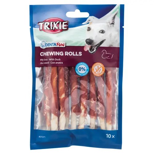Trixie Denta Fun Chewing Rolls с уткой
