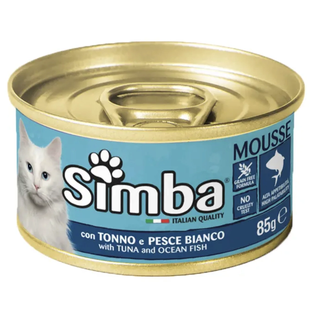 Monge Simba Cat Mousse с тунцом и океанической рыбой 