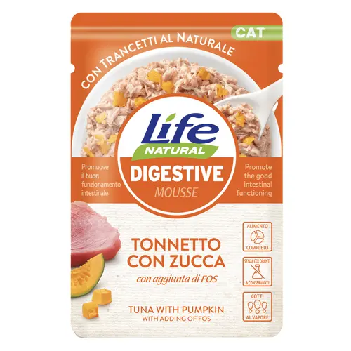 Life Cat Natural Digestive Тунець з гарбузом