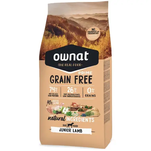 Ownat Grain Free Prime Junior Lamb