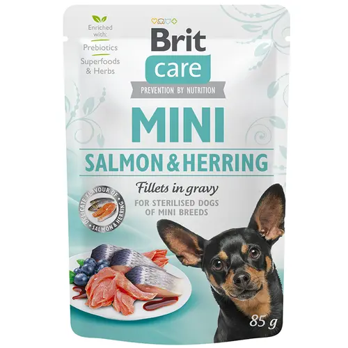 Brit Care Mini с лососем и сельдью