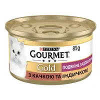 Gourmet Gold Шматочки у підливці з качкою та індичкою