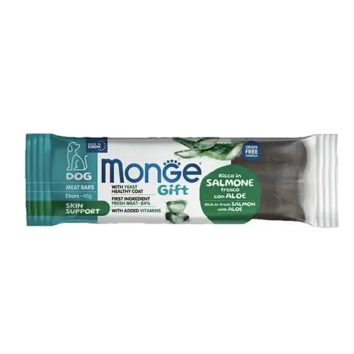 Monge Gift Dog Skin support Батончики з лососем та алое
