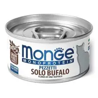 Monge Cat Wet Monoprotein М'ясні пластівці з буйволом 