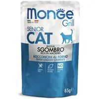 Monge Cat Grill Wet Senior з макрелью 