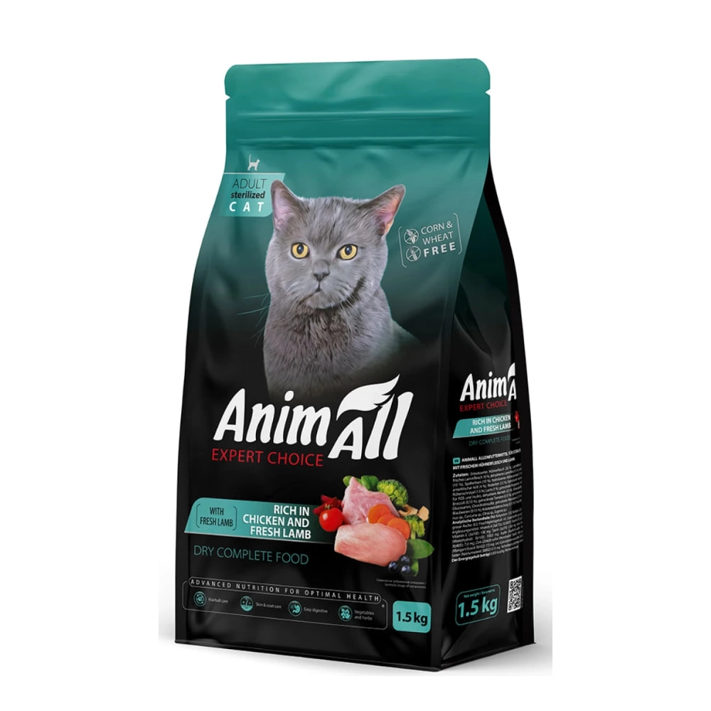 AnimAll Sterilised Cat Chicken & Lamb  - фото 2