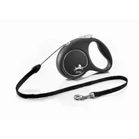 Flexi Black Design S поводок-рулетка для собак до 12 кг (трос 5м)  - фото 3