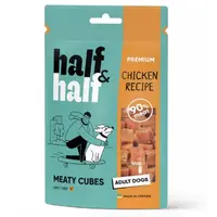 Half&Half Мясные кубики для собак с курицей