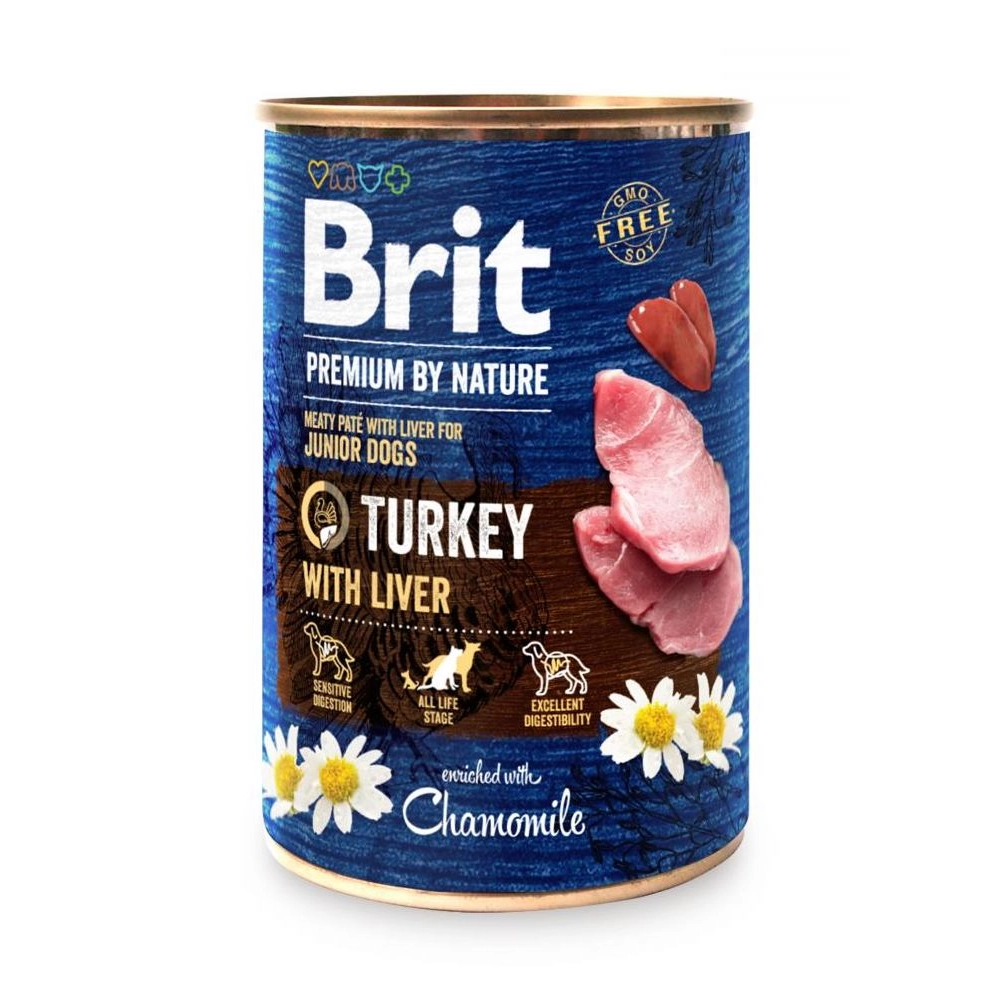 Brit Premium by Nature Індичка з індичою печінкою 