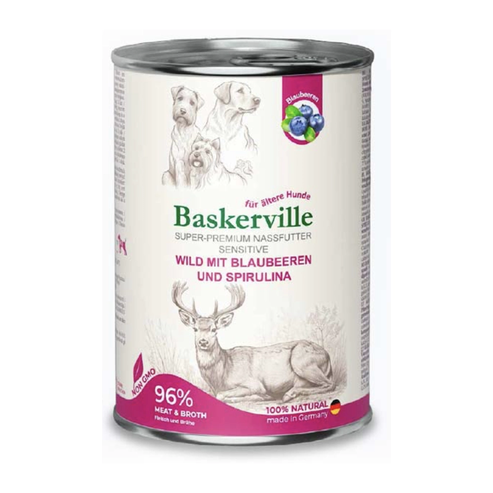 Baskerville Dog Оленина з чорницею та спіруліною 