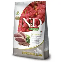 Farmina Dog N&D Grain Free Quinoa Duck, Broccoli&Asparagus Neutered Adult Medium&Maxi