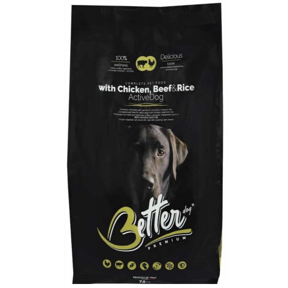 Better Active Dog Chicken, Beef & Rice 