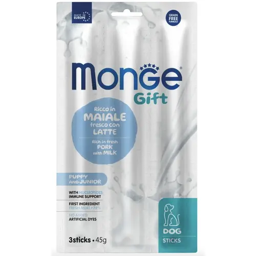Monge Gift Dog Puppy and Junior Свинина з молоком