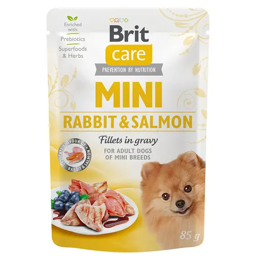 Brit Care Mini с кроликом и лососем