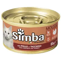 Monge Simba Cat Mousse с курицей и индейкой