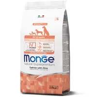 Monge All Breeds Puppy & Junior Лосось з рисом