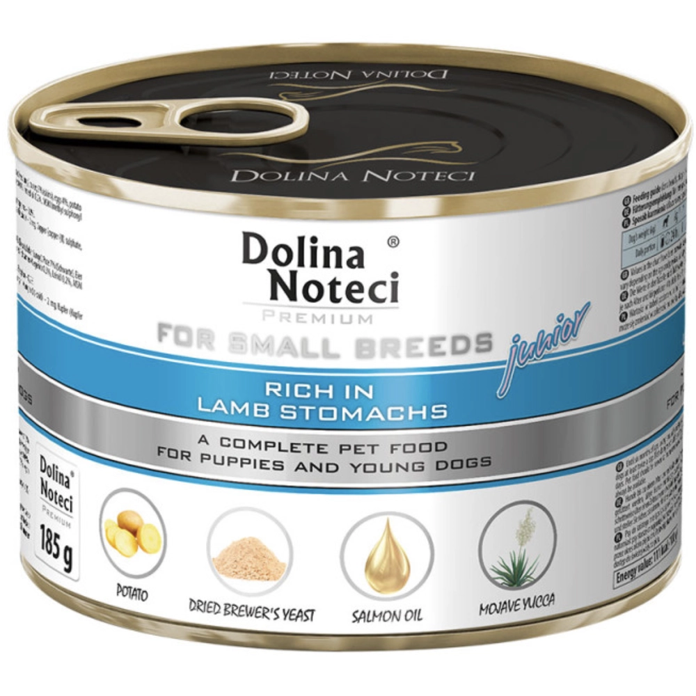 Dolina Noteci Premium Junior Small Breeds rich in Lamb stomachs 