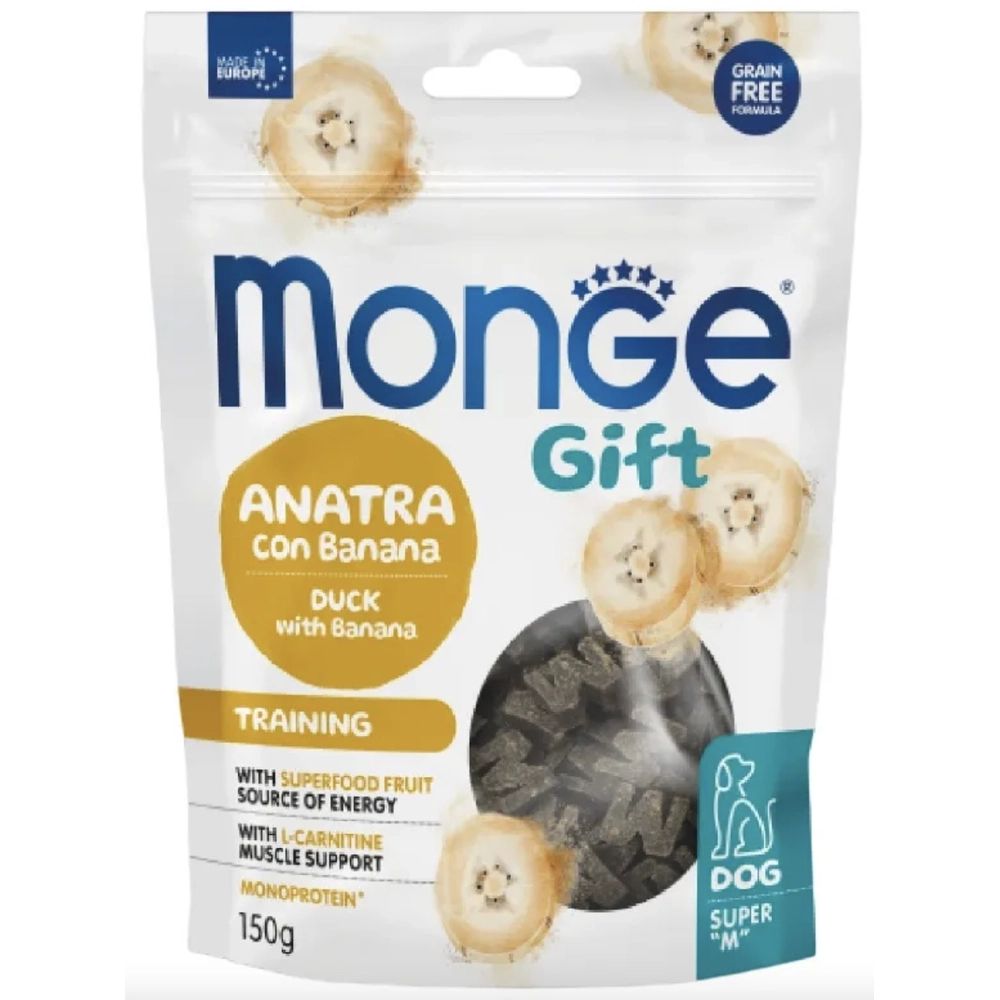 Monge Gift Dog Training Качка з бананом 
