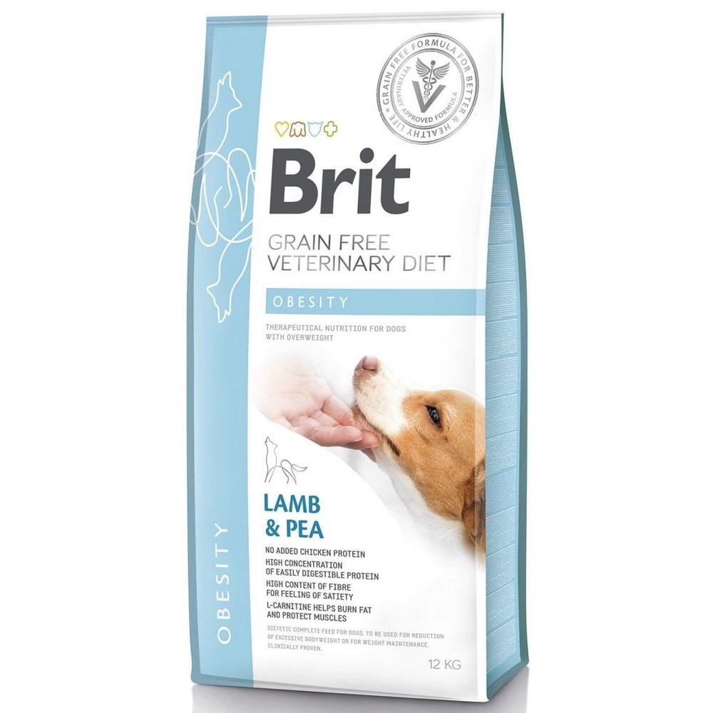 Brit Grain-Free Veterinary Diet Obesity Lamb & Pea 