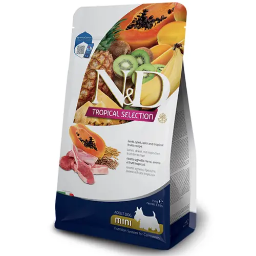 Farmina Dog N&D Tropical Selection Lamb, Spelt, Oats&Fruits Adult Mini