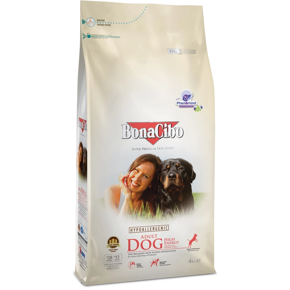BonaCibo Adult Dog High Energy 