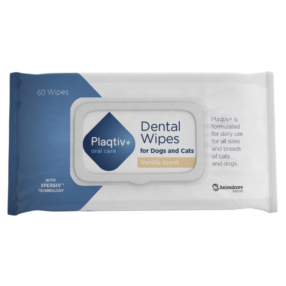 Plaqtiv+ Dental Wipes Vanilla 
