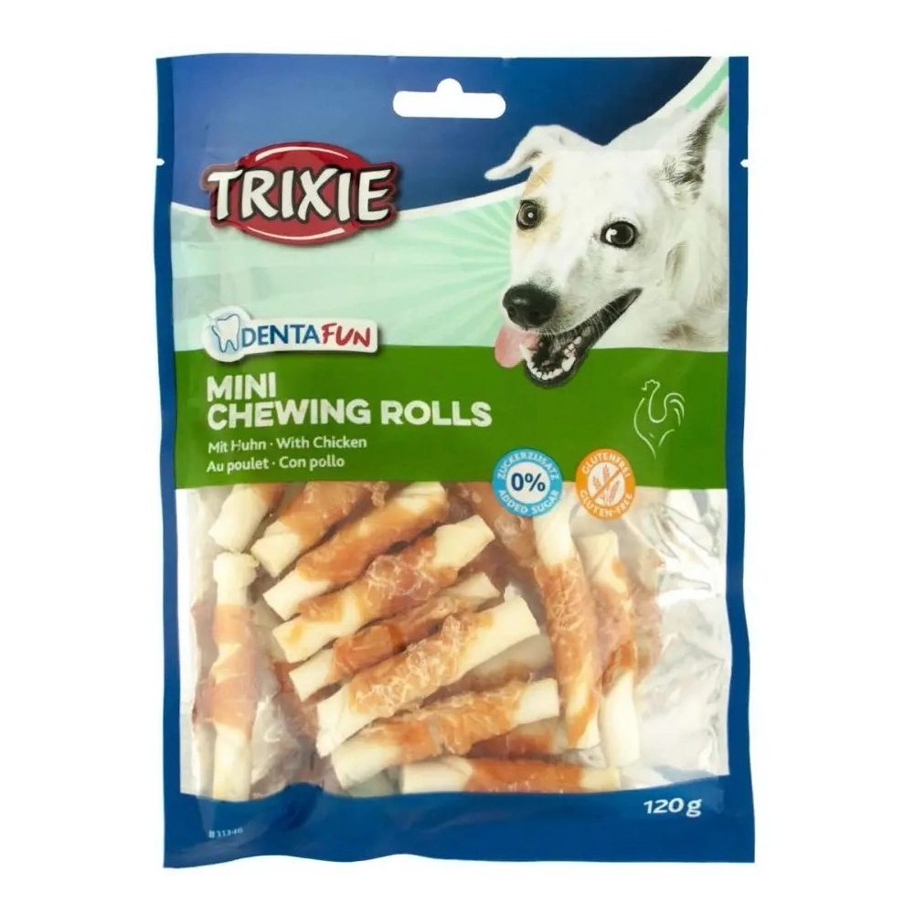 Trixie Denta Fun Mini Chewing Rolls з куркою 