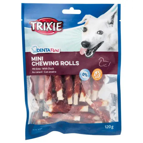 Trixie Denta Fun Mini Chewing Rolls с уткой