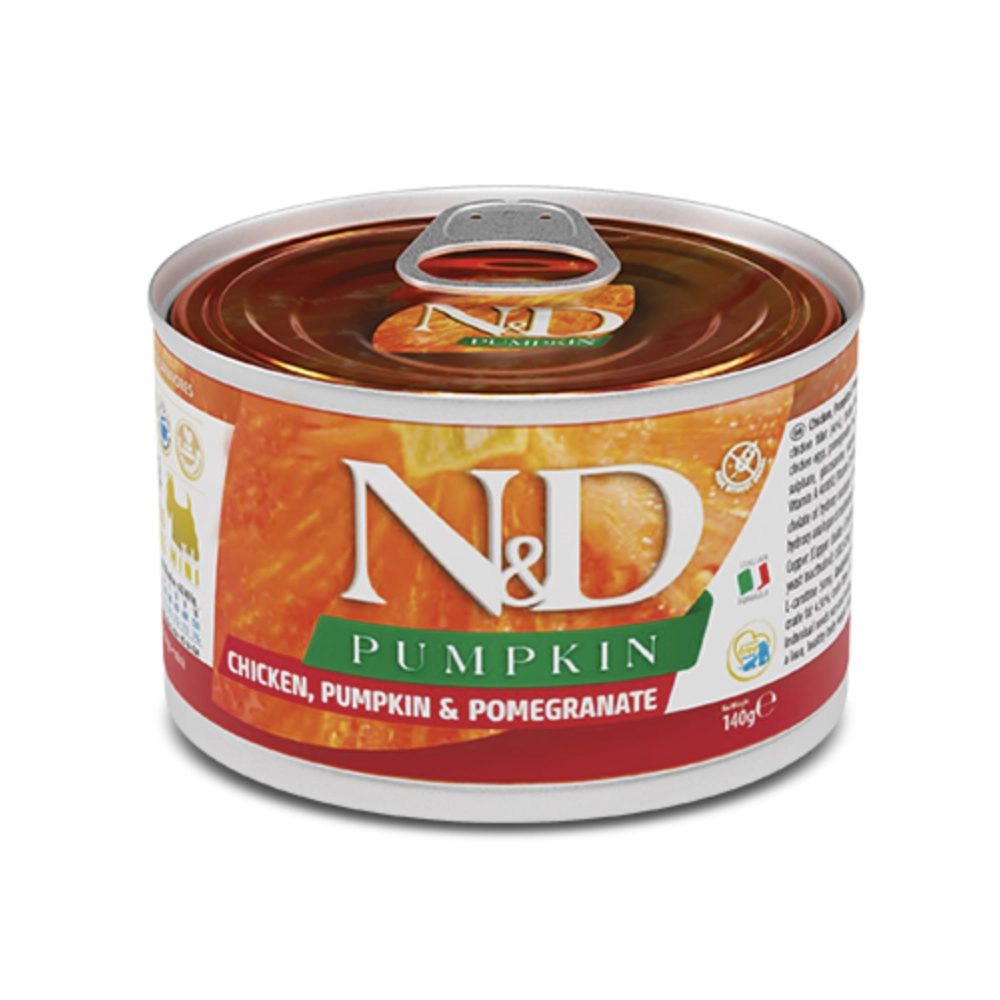 Farmina Dog N&D Grain Free Pumpkin Chicken&Pomegranate Adult Mini 