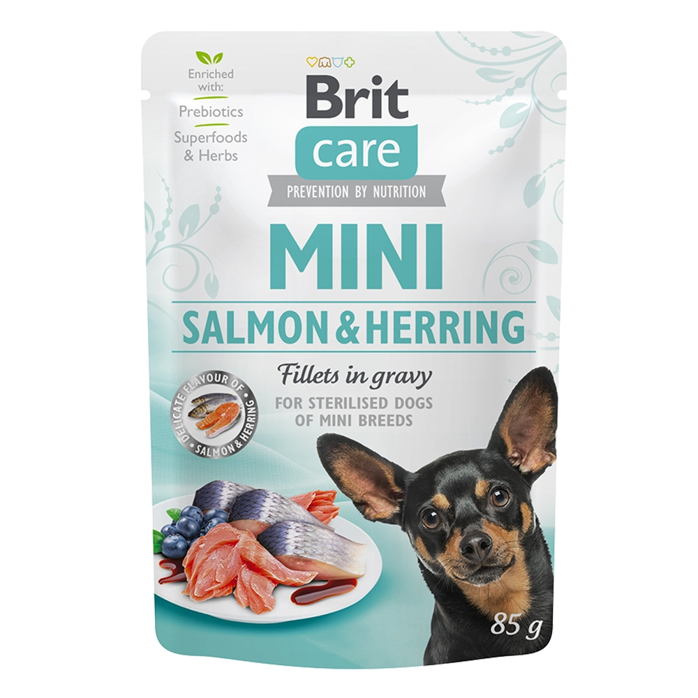 Brit Care Mini с лососем и сельдью 